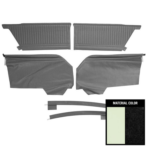 1964 Impala; SS; 2 Door Hardtop; Pre-Assembled Rear Side Panels; White/Black