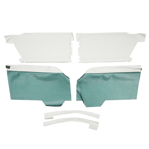 1964 Impala; SS; 2 Door Hardtop; Rear Side Panels; White/Aqua