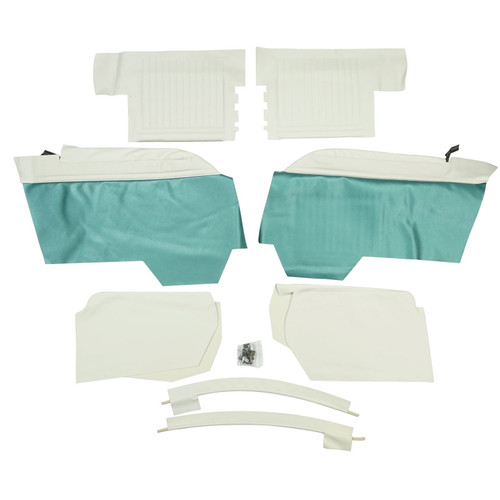 1964 Impala; SS; Convertible; Rear Side Panels; White/Aqua