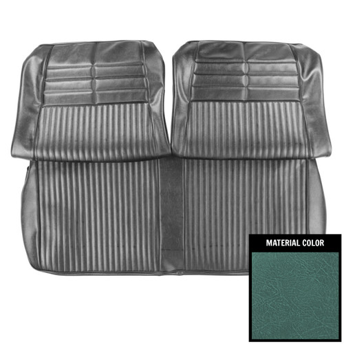 1964 Impala; 2 Door Hardtop/Convertible; Front Bench Seat Cover; Aqua