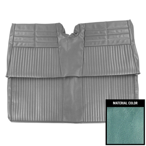 1964 Impala; 2 Door Hardtop; Rear Bench Seat Cover; Light Blue