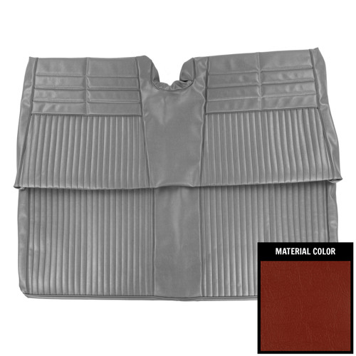 1964 Impala; 2 Door Hardtop; Rear Bench Seat Cover; Red