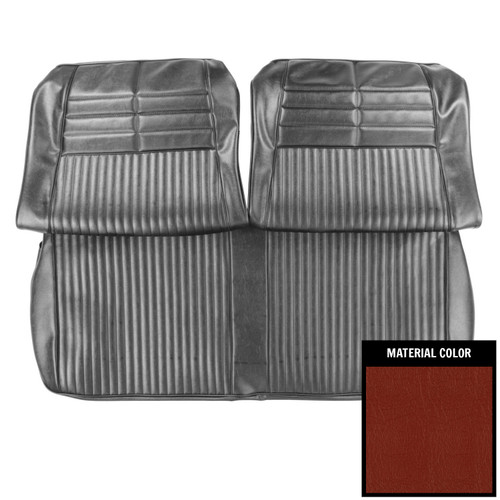 1964 Impala; 2 Door Hardtop/Convertible; Front Bench Seat Cover; Red