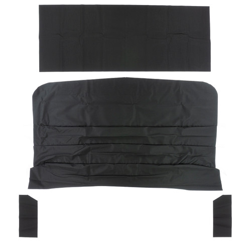 1964-67 El Camino; Standard 3-Bow Surrey Headliner; Black