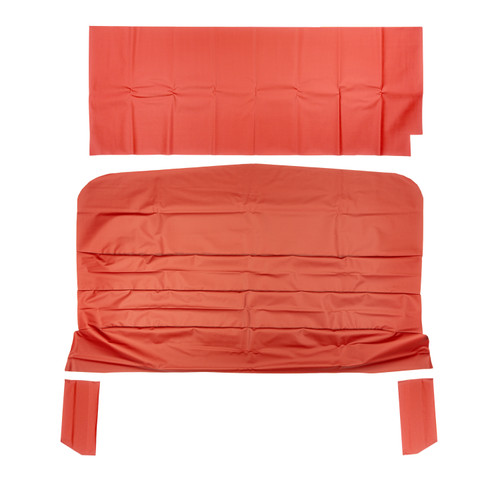 1964-67 El Camino; Deluxe 3-Bow Regent Headliner; Dark Red