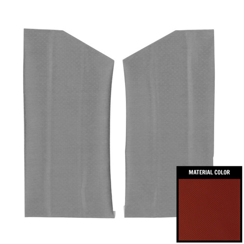 1964-67 El Camino; Basketweave Sail Panels; Dark Red