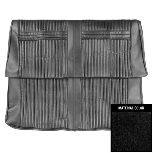 1964 Oldsmobile Cutlass; Holiday; Convertible; Rear Bench Seat Cover; Black