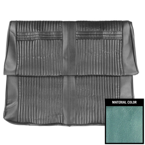 1964 Oldsmobile Cutlass; Holiday; Convertible; Rear Bench Seat Cover; Light Blue