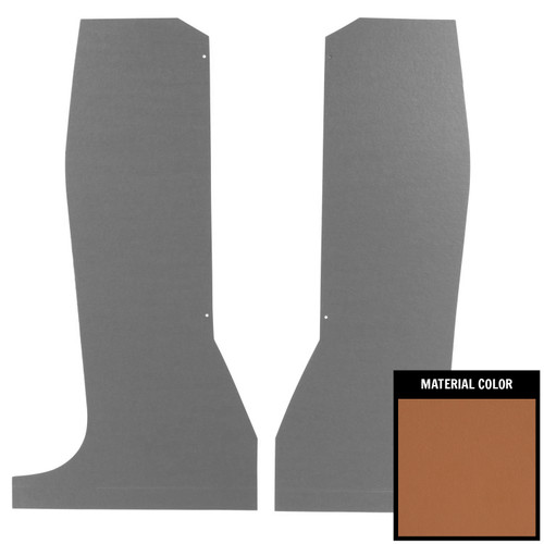 1964-67 El Camino; Storage Compartment Trim Panels; Saddle