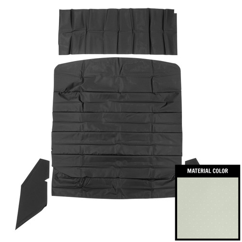 1964-65 Pontiac GTO; Sedan; Deluxe Star Headliner; White