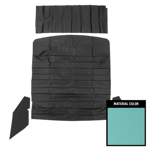 1964-65 Pontiac GTO; Sedan; Deluxe Star Headliner; Aqua