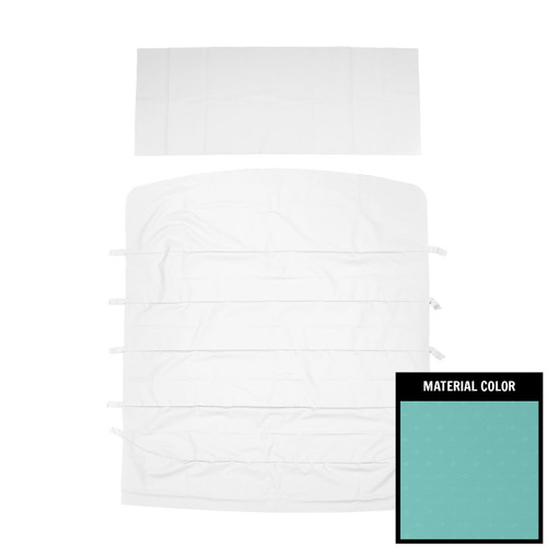 1964-65 Pontiac GTO; Hardtop; Deluxe Star Headliner; Aqua