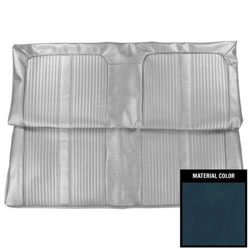 1964 Pontiac GTO, LeMans; Sedan; Rear Bench Seat Cover; Dark Blue