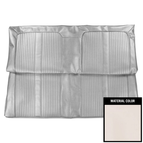 1964 Pontiac GTO, LeMans; Hardtop; Rear Bench Seat Cover; White