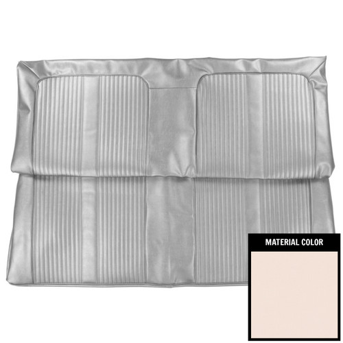 1964 Pontiac GTO, LeMans; Sedan; Rear Bench Seat Cover; White