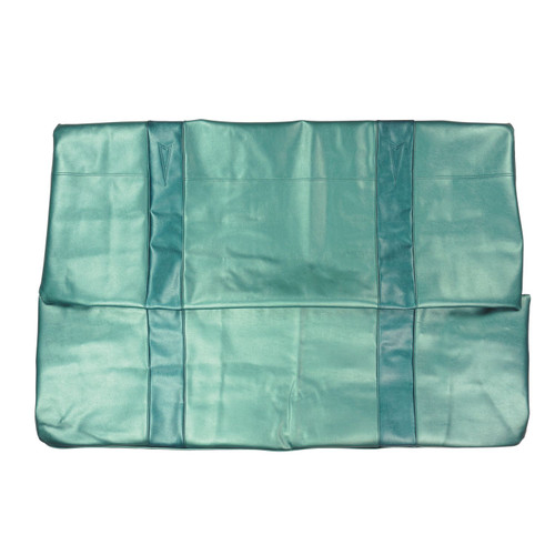 1964 Pontiac Tempest; Sedan; Standard Rear Bench Seat Cover; 2-Tone Aqua