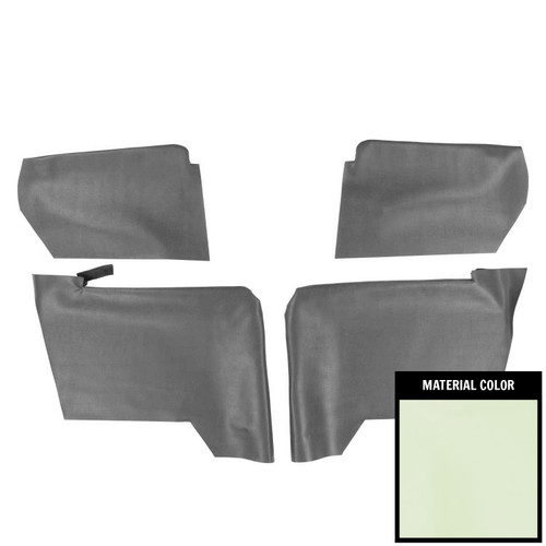 1964 Pontiac Parisienne; Convertible; Rear Arm Rest Covers; White