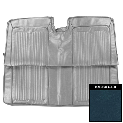 1964 Pontiac Parisienne; Convertible; Rear Bench Seat Cover; Dark Blue