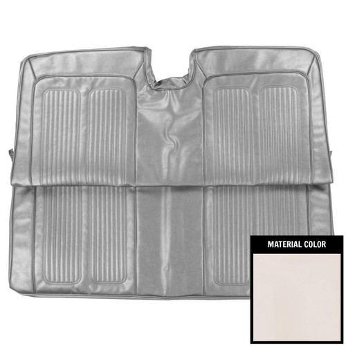 1964 Pontiac Parisienne; Convertible; Rear Bench Seat Cover; White