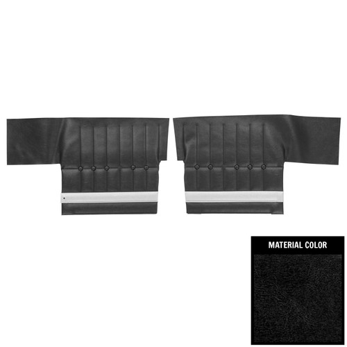 1964 Buick Skylark; Convertible; Rear Side Panels; Black
