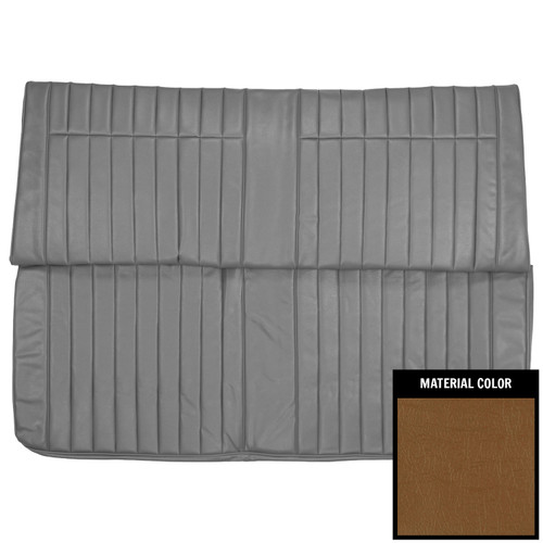 1964 Buick Skylark; Convertible; Rear Bench Seat Cover; Saddle