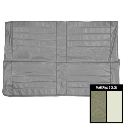 1965 Chevelle; Hardtop; Rear Bench Seat Cover; 2-Tone Fawn