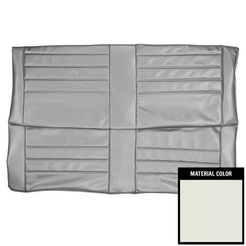 1965 Chevelle; 2 Door Sedan; Rear Bench Seat Cover; White