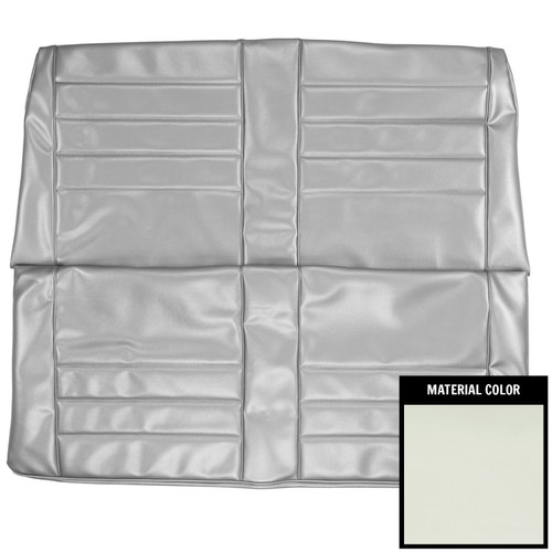 1965 Chevelle; Convertible; Rear Bench Seat Cover; White