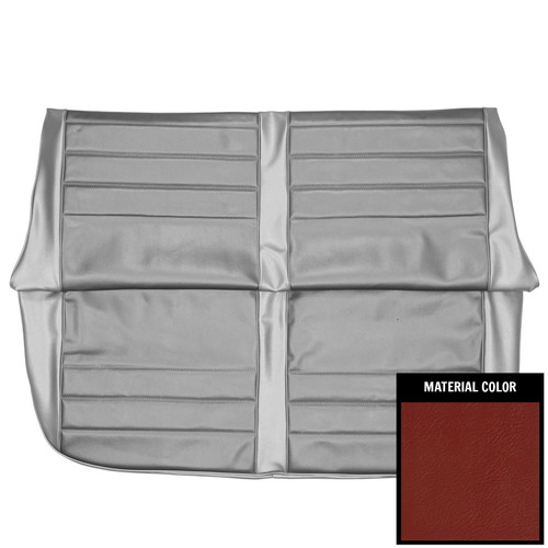 1965 Chevelle; 4 Door Wagon; Rear Bench Seat Cover; Red