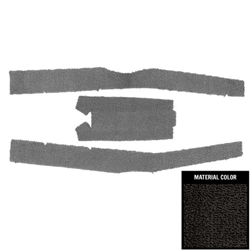 1965 Impala; SS; Console Carpet Set; Black