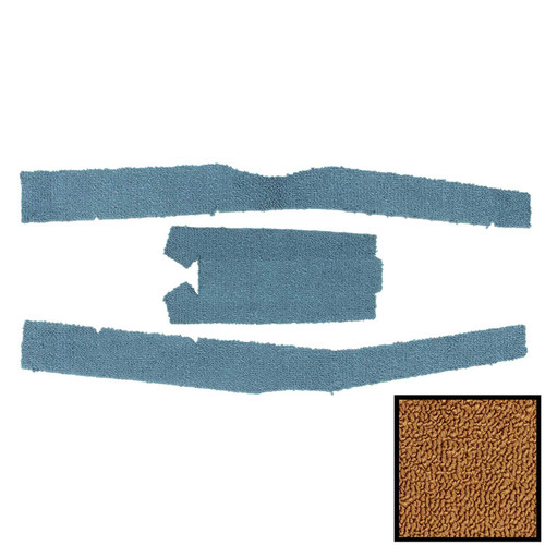 1965 Impala; SS; Console Carpet Set; Light Saddle
