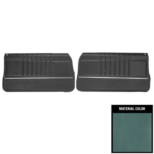 1965 Impala; 2 Dr Hardtop/Convertible; Pre-Assembled Front Door Panels; Lt Blue