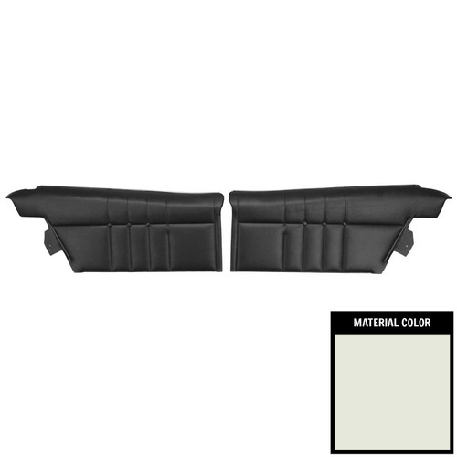 1965 Impala; 2 Door Hardtop; Pre-Assembled Rear Side Panels; White