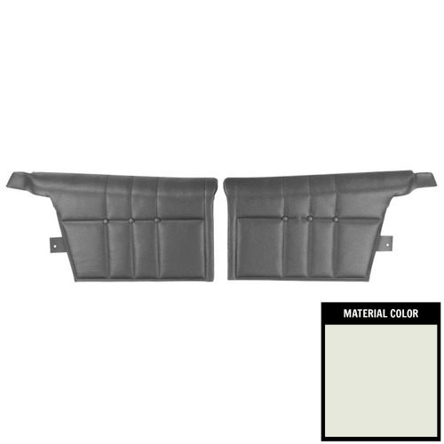 1965 Impala; Convertible; Pre-Assembled Rear Side Panels; White