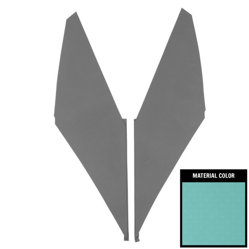 1965-66 Impala; 2 Door Hardtop; Star Sail Panels; Aqua