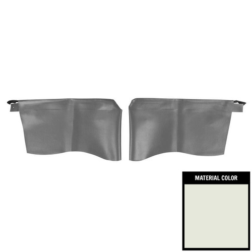 1965 Impala; SS; Hardtop; Rear Arm Rest Covers; White/Red