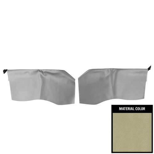 1965 Bonneville, Catalina, Grand Prix; Hardtop; Rear Arm Rest Covers; Parchment