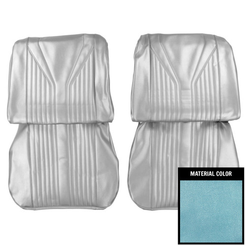 1965 Impala; SS; Front Bucket Seat Covers; Light Blue