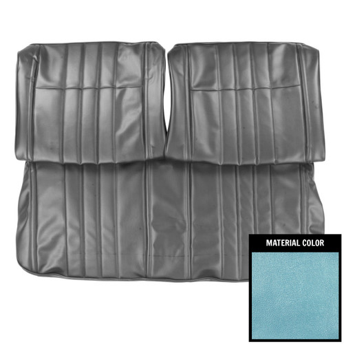 1965 Impala; Front Bench Seat Cover; Light Blue