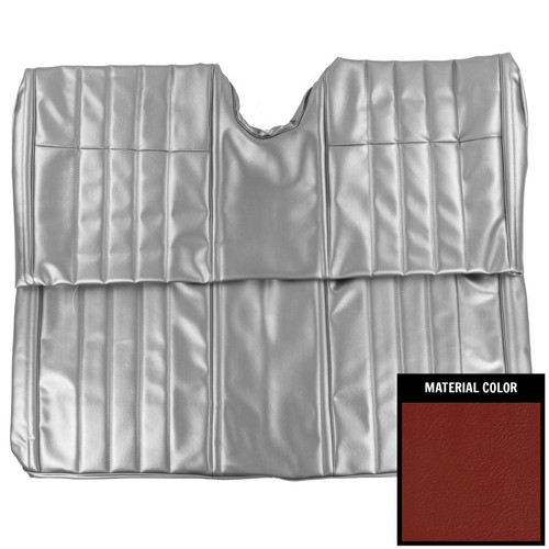 1965 Impala; Convertible; Rear Bench Seat Cover; Red