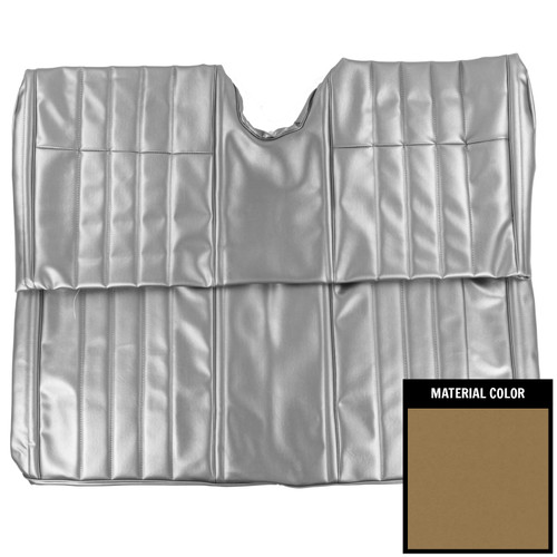 1965 Impala; Convertible; Rear Bench Seat Cover; Light Saddle