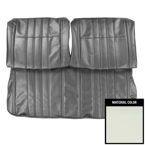 1965 Impala; Front Bench Seat Cover; White