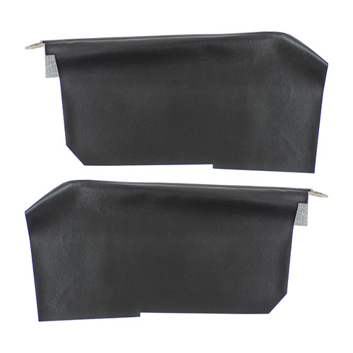 1965-67 Cutlass, Skylark; 2 Door Hardtop; Rear Arm Rest Covers; Black