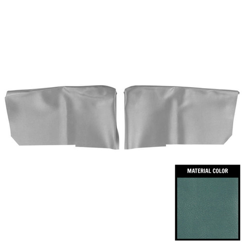 1965-67 Cutlass, Skylark; 2 Door Hardtop; Rear Arm Rest Covers; Light Blue