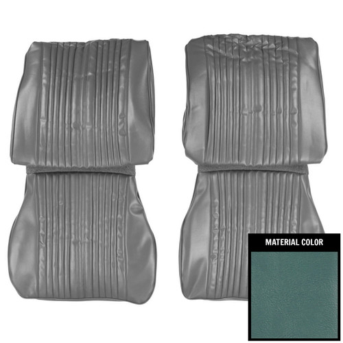 1965 Oldsmobile Cutlass; Holiday; Front Bucket Seat Covers; Light Blue