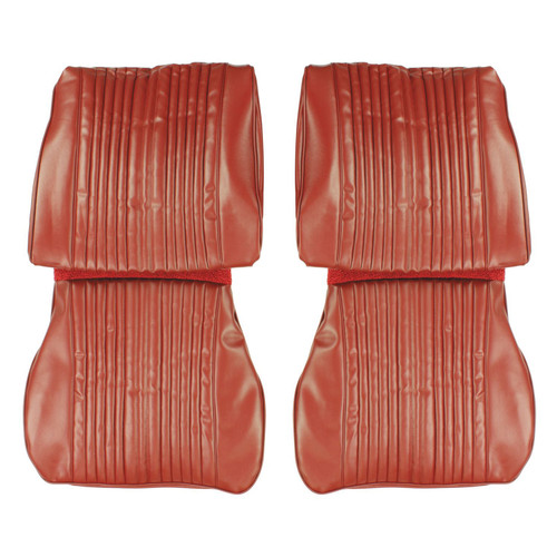 1965 Oldsmobile Cutlass; Holiday; Front Bucket Seat Covers; Red