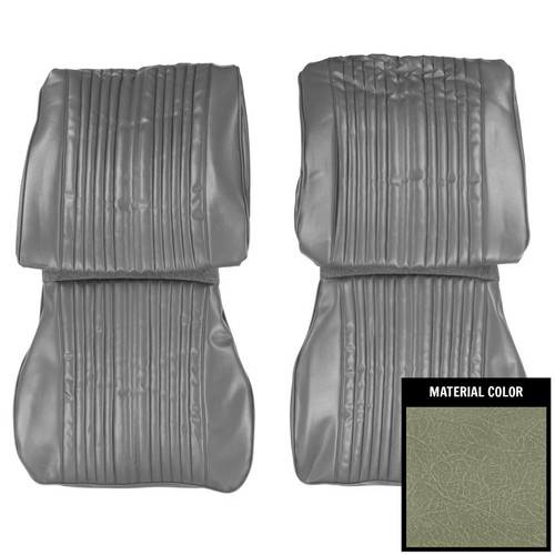 1965 Oldsmobile Cutlass; Holiday; Front Bucket Seat Covers; Fawn