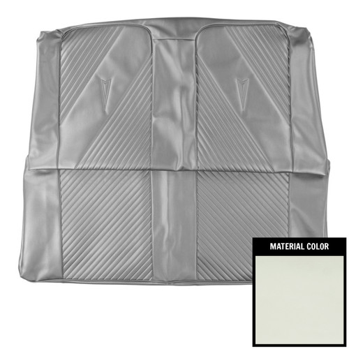 1965 Pontiac GTO, LeMans; Convertible; Rear Bench Seat Cover; White