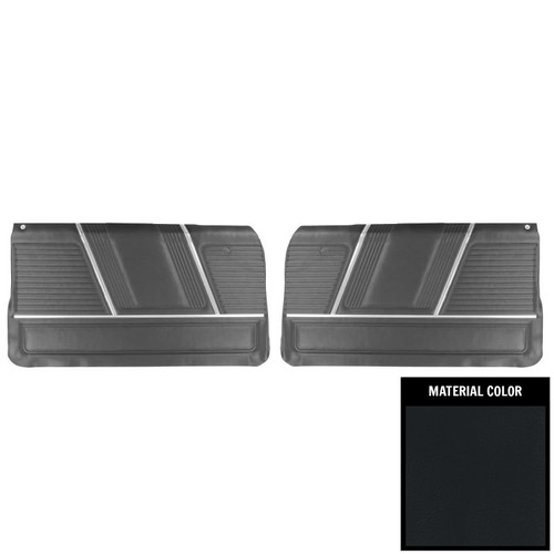 1965 Pontiac Catalina; 2+2; Pre-Assembled Front Door Panels; Navy Blue