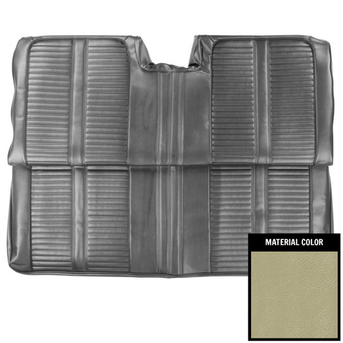 1965 Pontiac Catalina; 2+2; Convertible; Rear Bench Seat Cover; Parchment